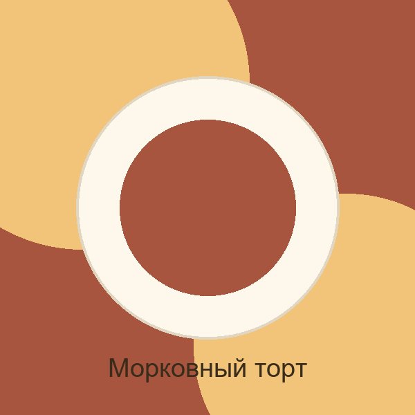 Морковный торт